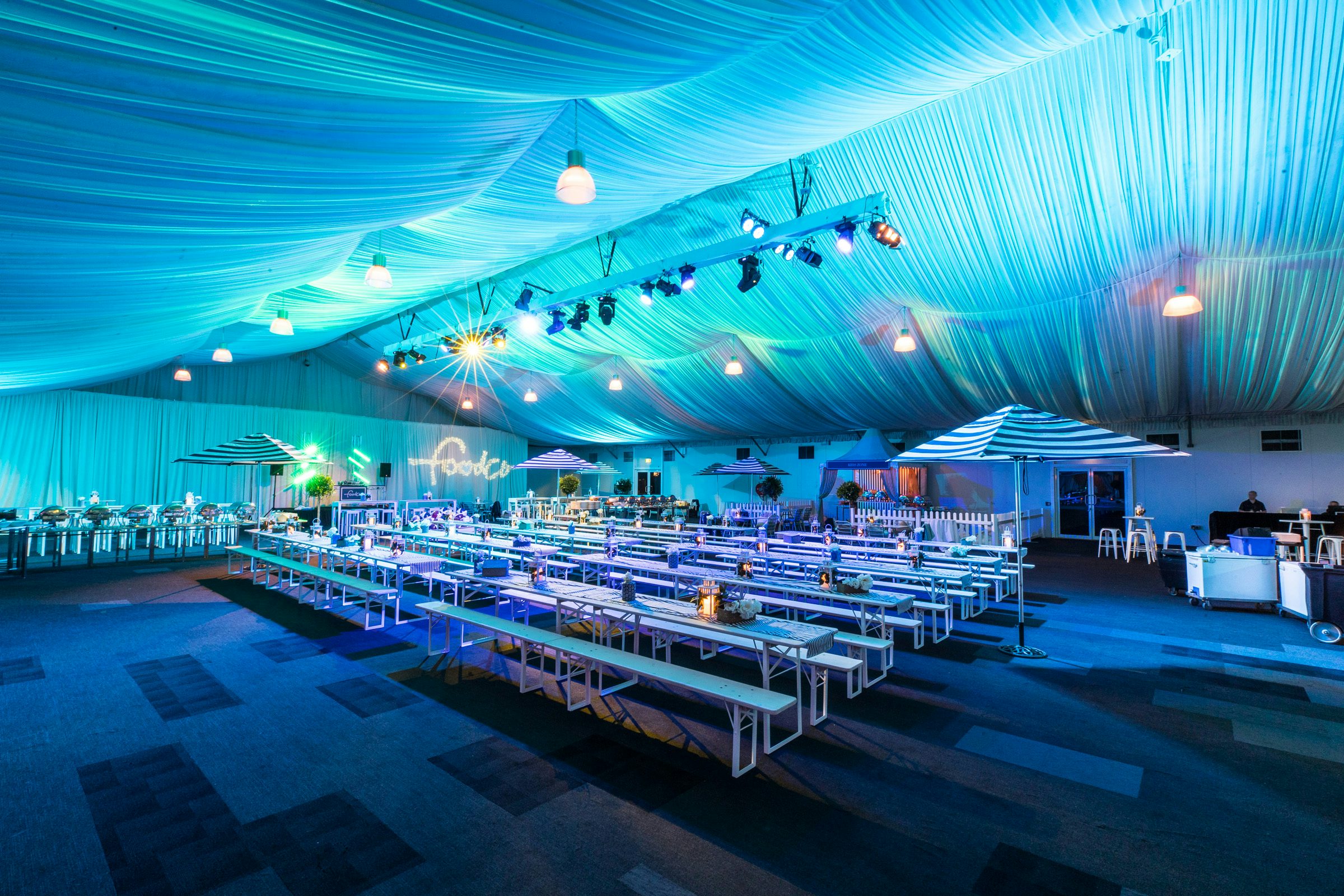 Hire Event Centre Marquee The Star Gold Coast Broadbeach HeadBox corporate-holiday-party-centerpiece-new-york-new-york-by-magnolia